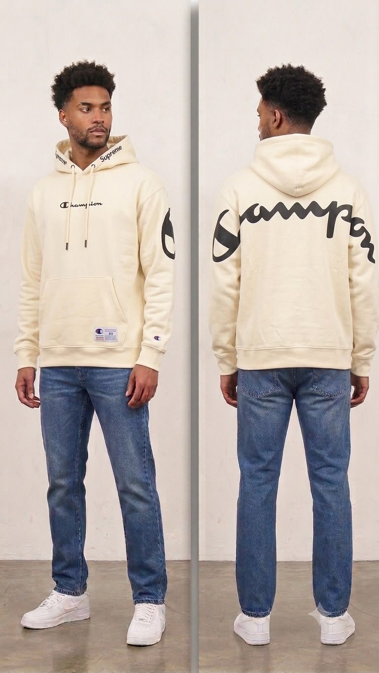Buzo — Champion Crema