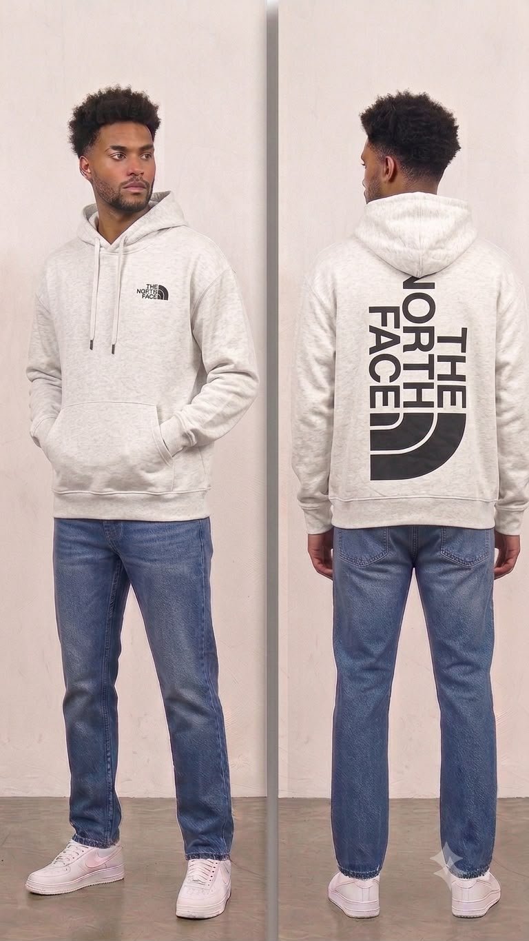 Buzo — Tnf Gris Jaspeado