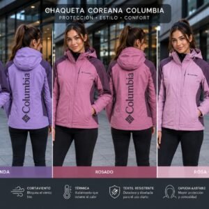 Chaqueta Columbia Coreana Dama